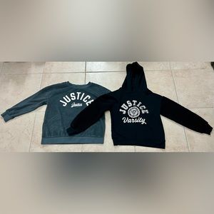 Girls Justice Active Hoodie Pullover Sweatshirt Fleece Sherpa